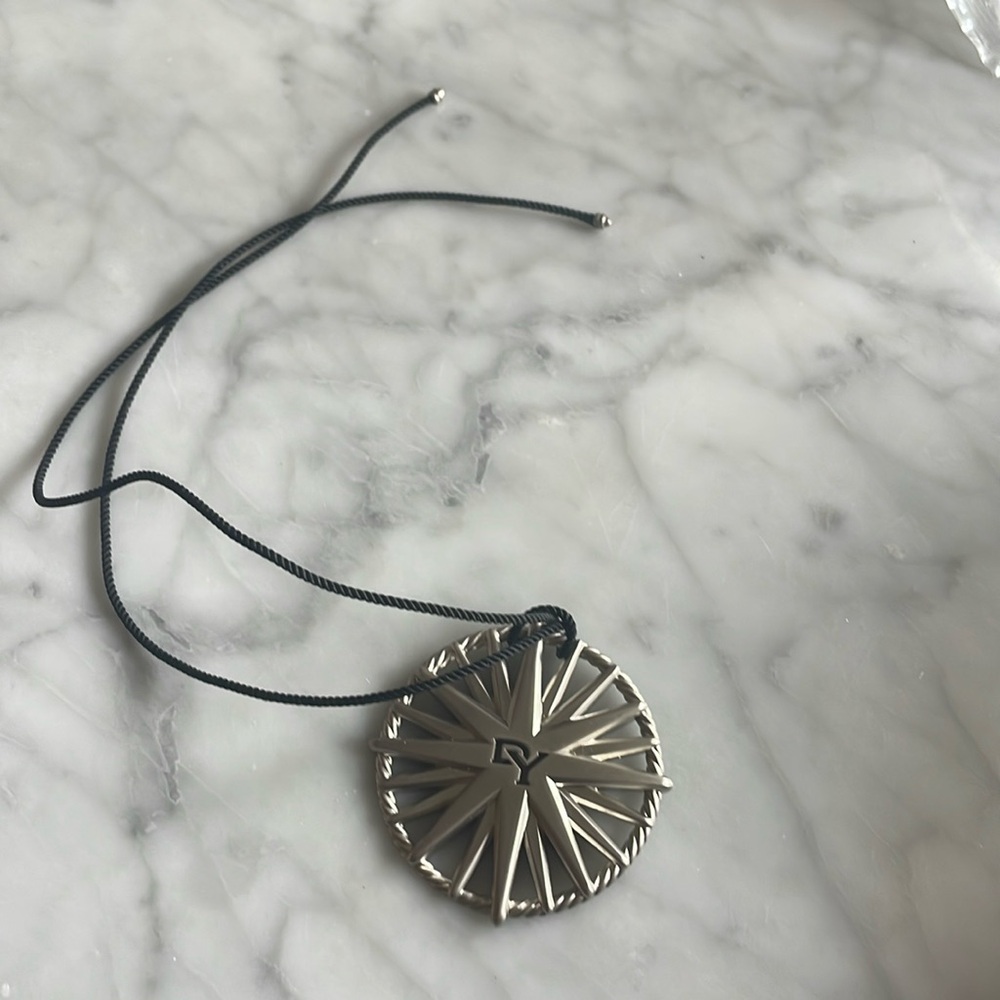 David Yurman Ornament - silver with a lanyard to hang from tree or use as decor